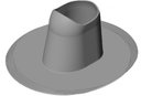 Vilpe 75703 Collar ПВХ Ворот (серый)