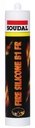 Soudal Fire Silicone B1 FR 147413 Герметик силиконовый огнестойкий (белый, 300 мл)