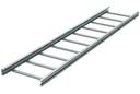 Лоток лестничный 80х300, лонжерон 1,5 мм, L 6 м, горячий цинк