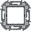 Legrand Inspiria 673902 адаптер для 2-модульных механизмов Legrand Mosaic, скрытого монтажа, цвет "Алюминий"