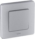 Legrand Inspiria 673602 выключатель одноклавишный для скрытого монтажа, цвет "Алюминий", номинальный ток 10 А, напряжение ~250В