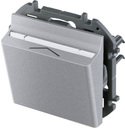 Legrand Inspiria 673802 переключатель карточный для скрытого монтажа, для гостиничных номеров, цвет "Алюминий", с подсветкой, номинальный ток 6 А, напряжение ~250В