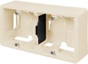 Legrand Inspiria 673991 коробка для накладного монтажа , 2 поста, цвет "Слоновая кость"