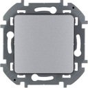 Legrand Inspiria 673682 переключатель промежуточный одноклавишный для скрытого монтажа, цвет "Алюминий", номинальный ток 10 А, напряжение ~250В