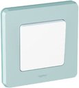 Legrand Inspiria 673935 рамка декоративная универсальная, 1 пост, для горизонтальной или вертикальной установки, цвет "Мятный"
