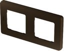 Legrand Inspiria 673949 рамка декоративная универсальная, 2 поста, для горизонтальной или вертикальной установки, цвет "Бронза"
