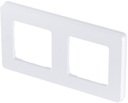 Legrand Inspiria 673946 рамка декоративная универсальная, 2 поста, для горизонтальной или вертикальной установки, цвет "Жемчуг"