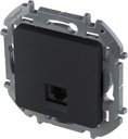 Legrand Inspiria 673823 розетка телефонная для скрытого монтажа, разьем RJ 11, цвет "Антрацит".